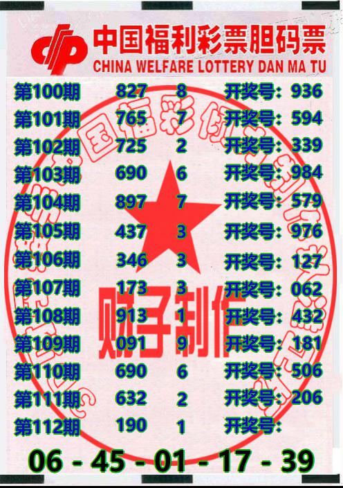 3D财子胆码票