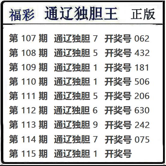 通辽独胆王