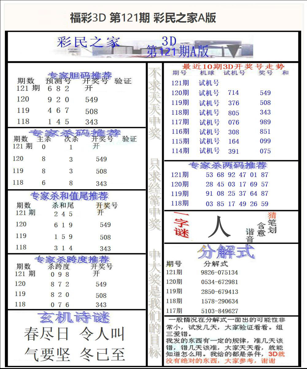 福彩3D彩民之家A版