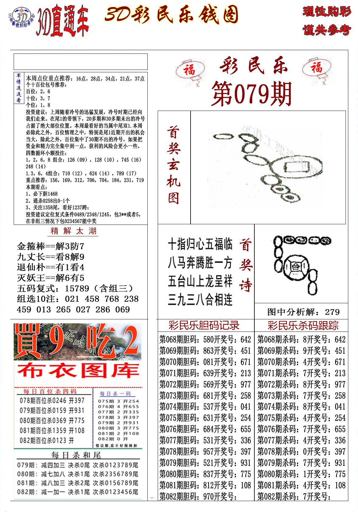 3D彩民乐钱图