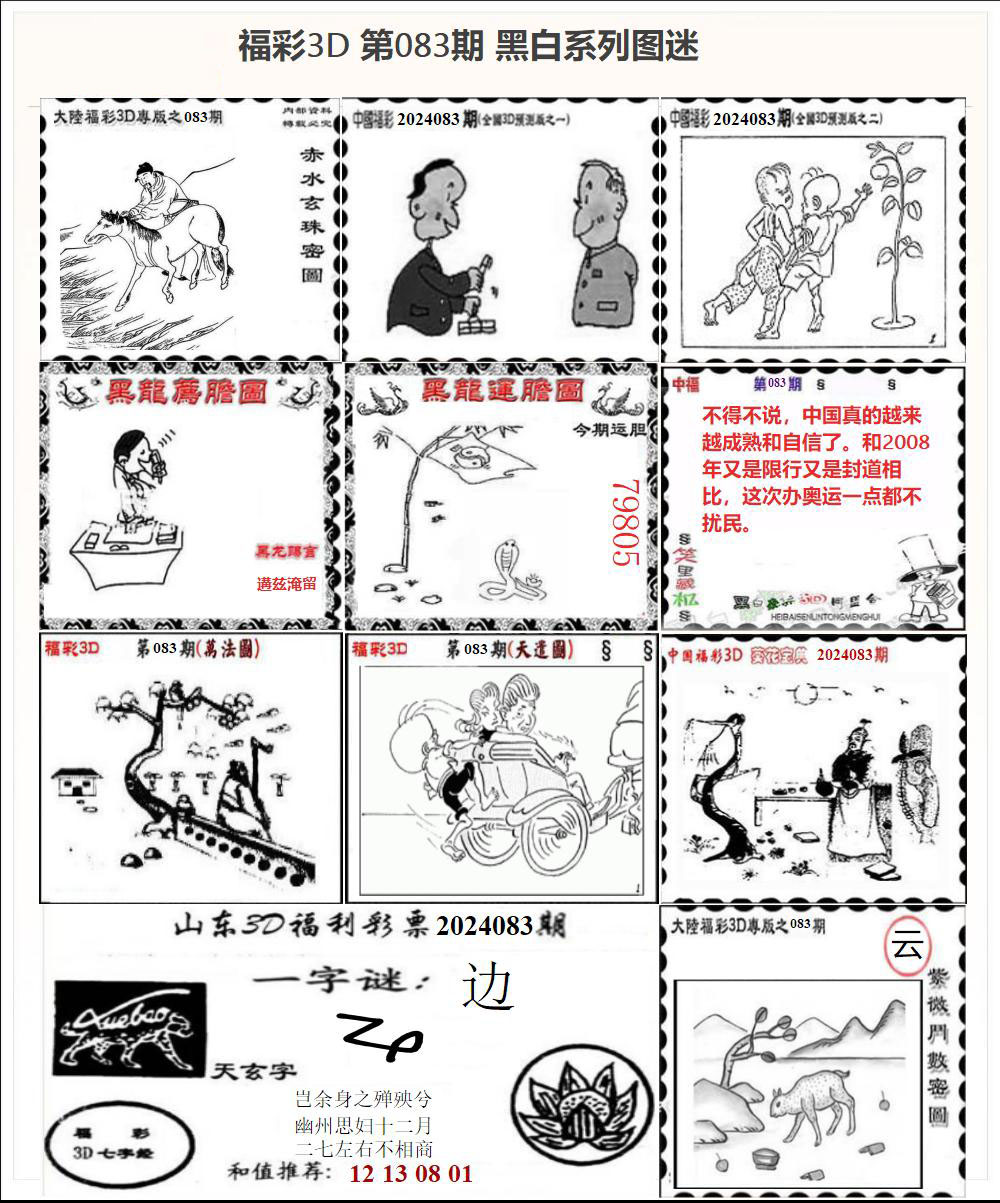 3D黑白系列图迷