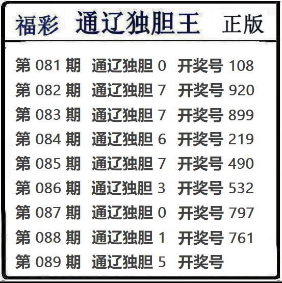 通辽独胆王
