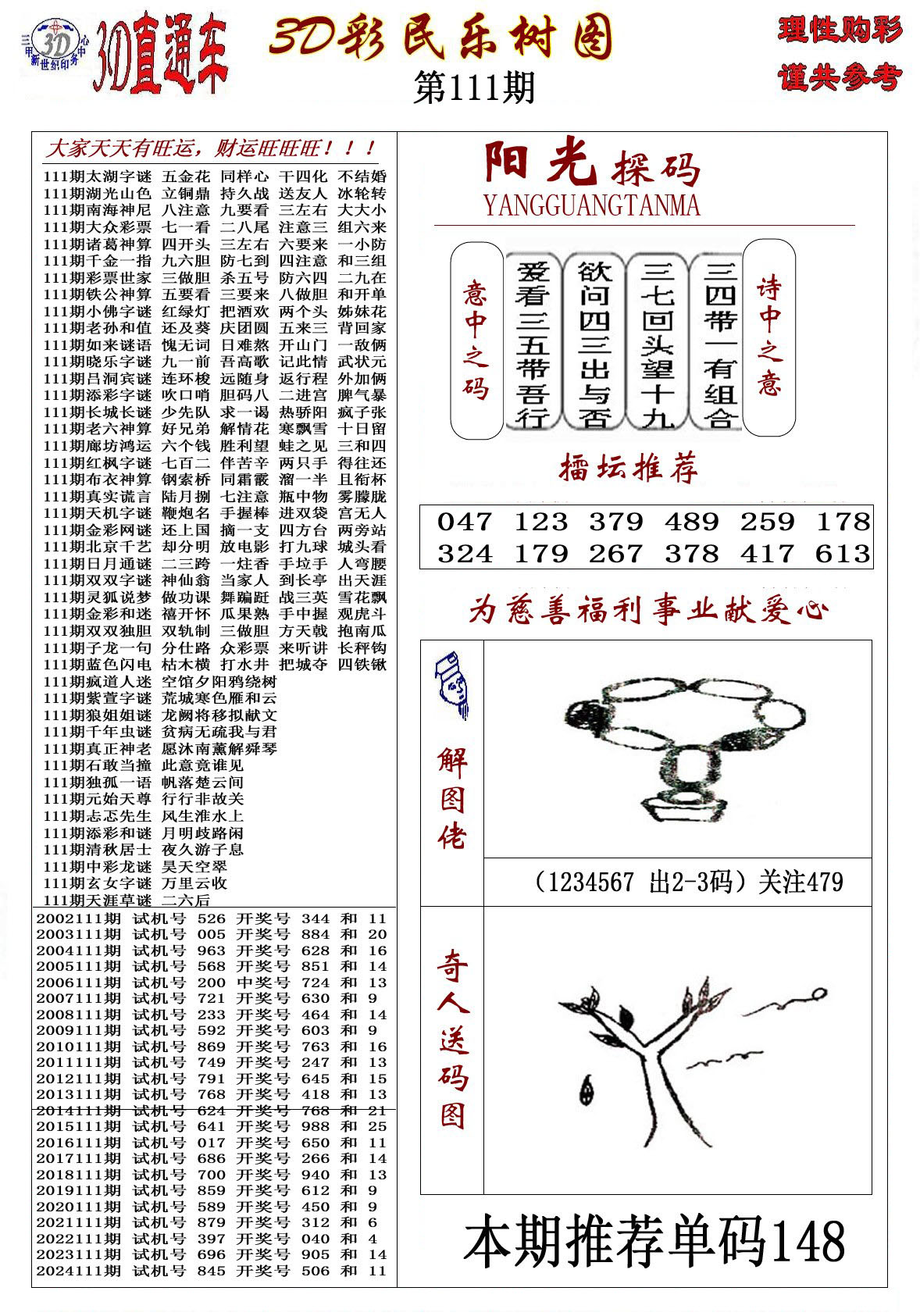 3D彩民乐树图