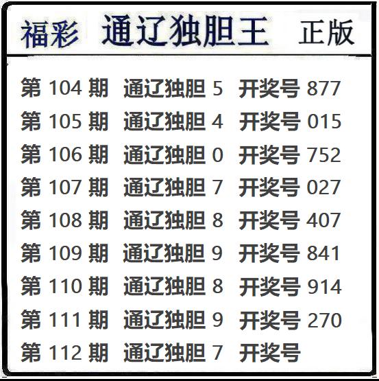 通辽独胆王