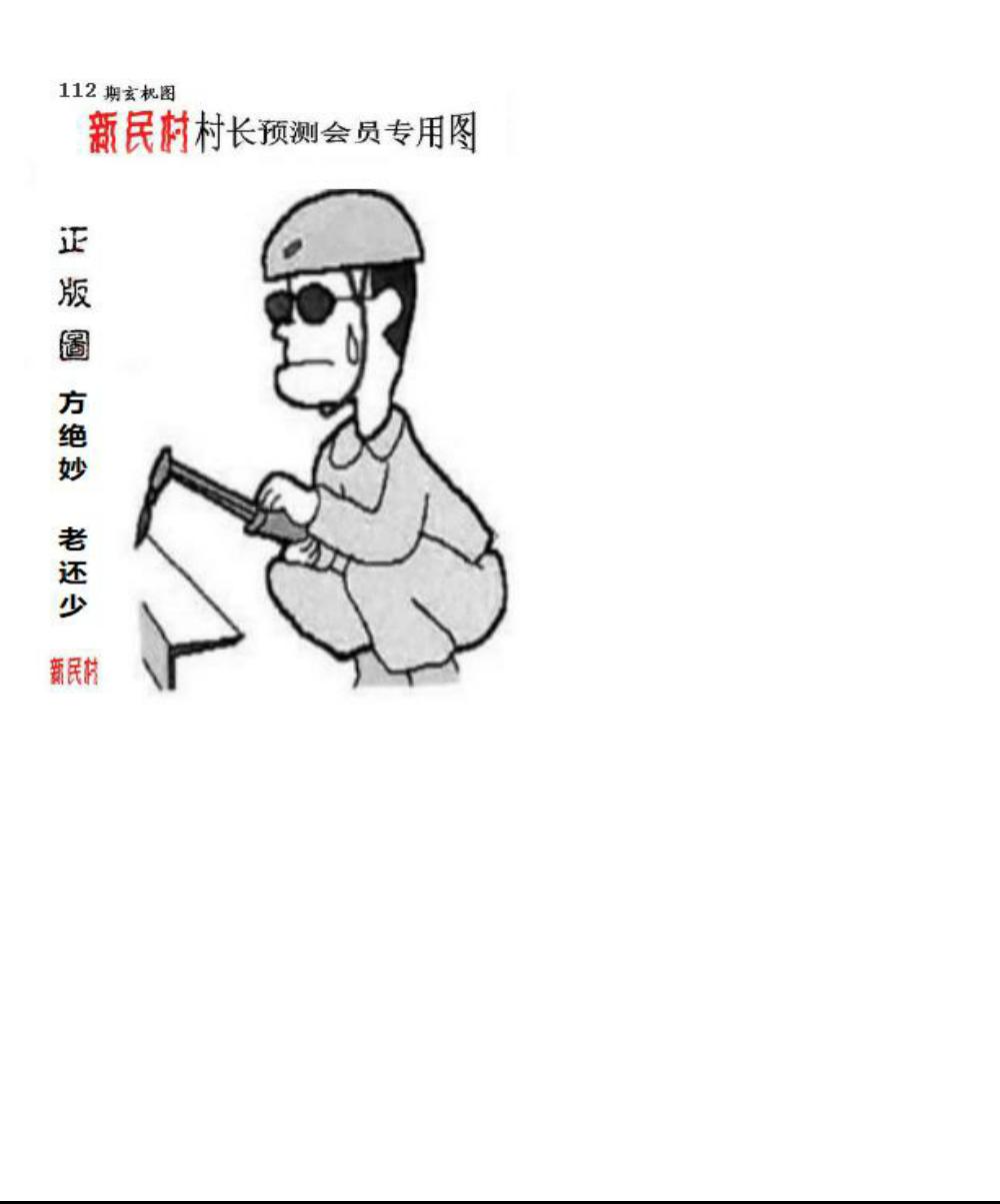 正版新民村村长预测图