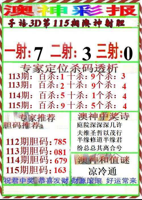 澳神彩报