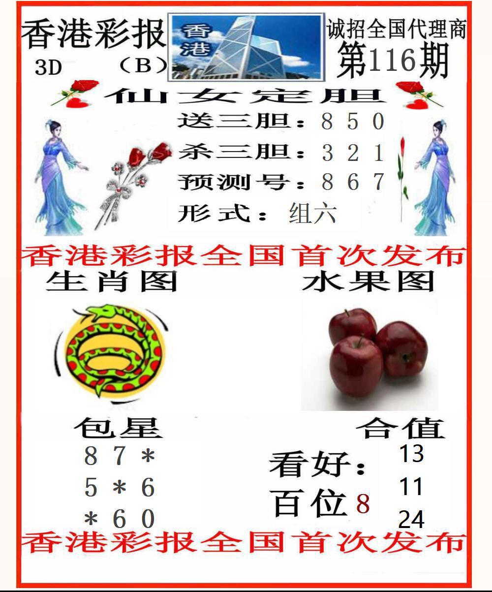 3D香港彩报B版