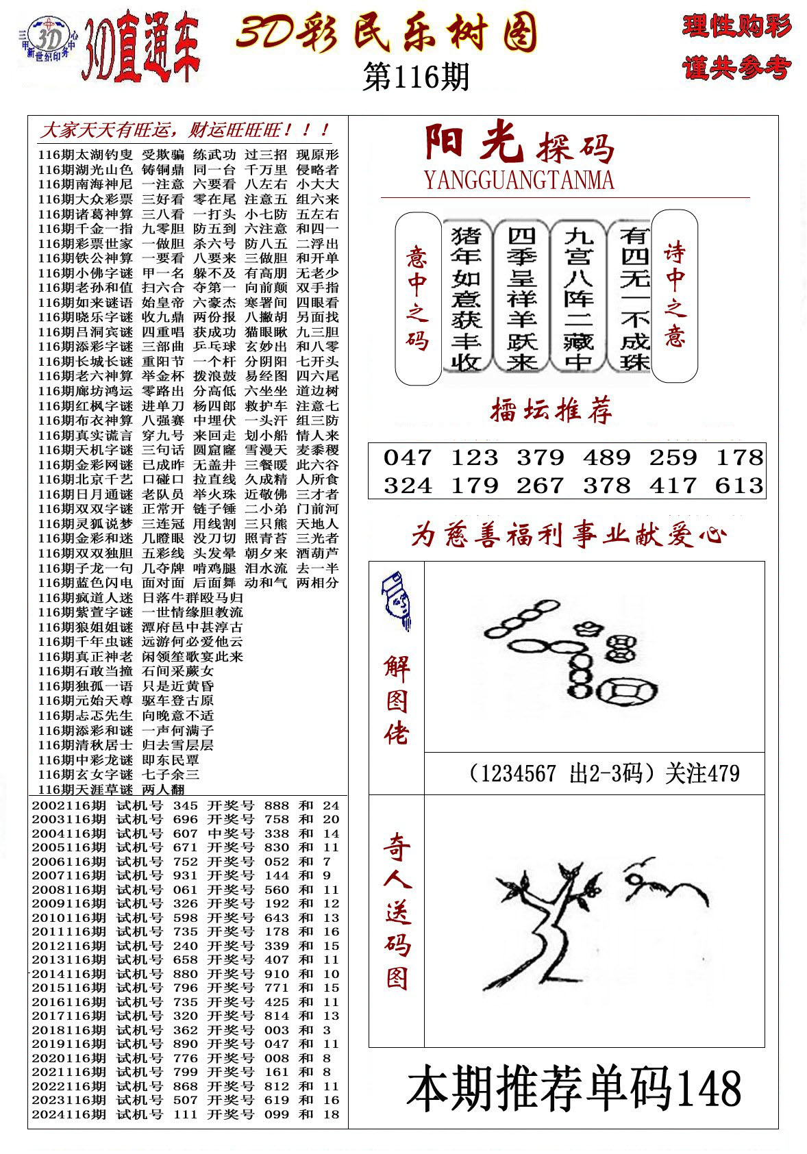 3D彩民乐树图