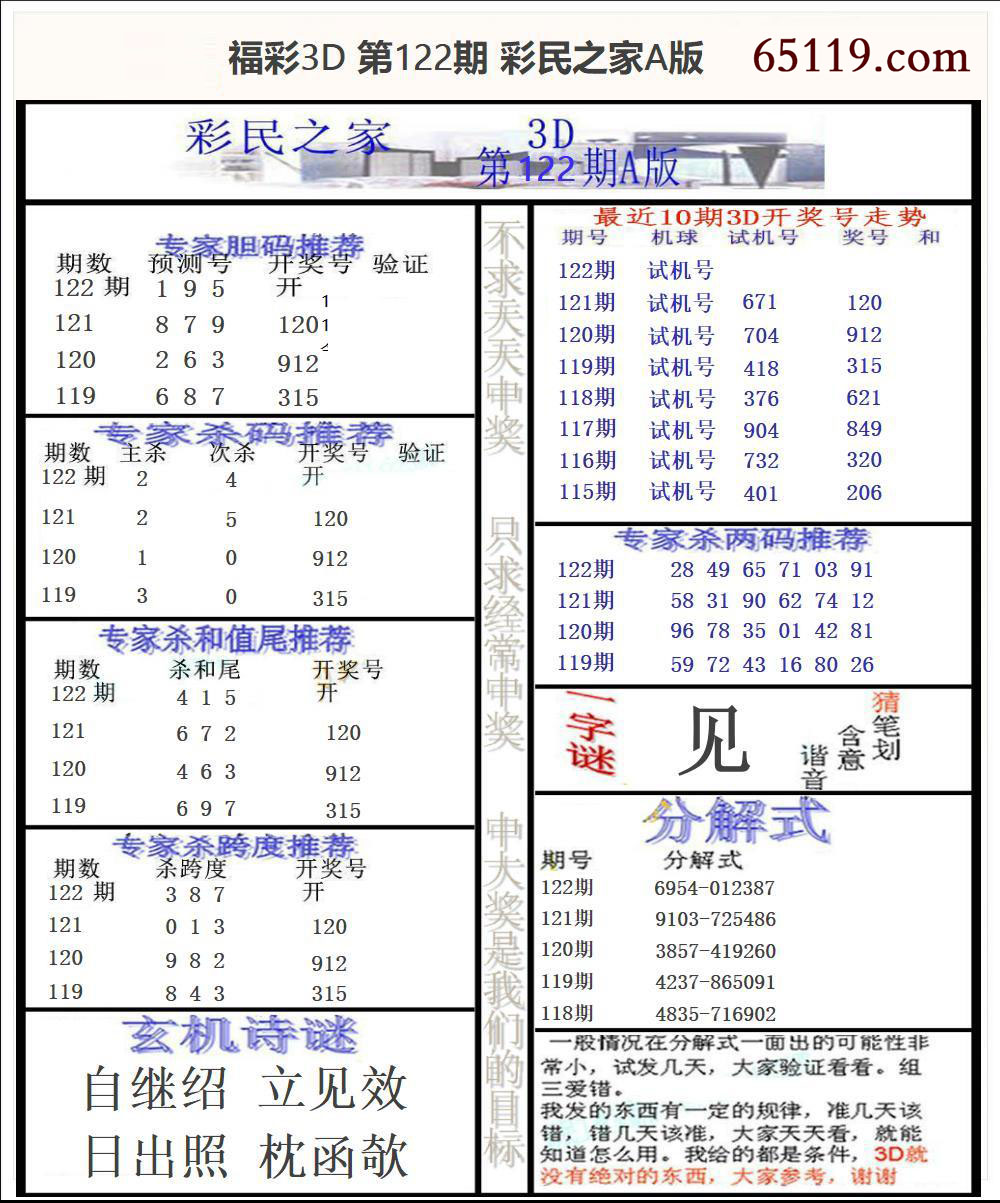 福彩3D彩民之家A版