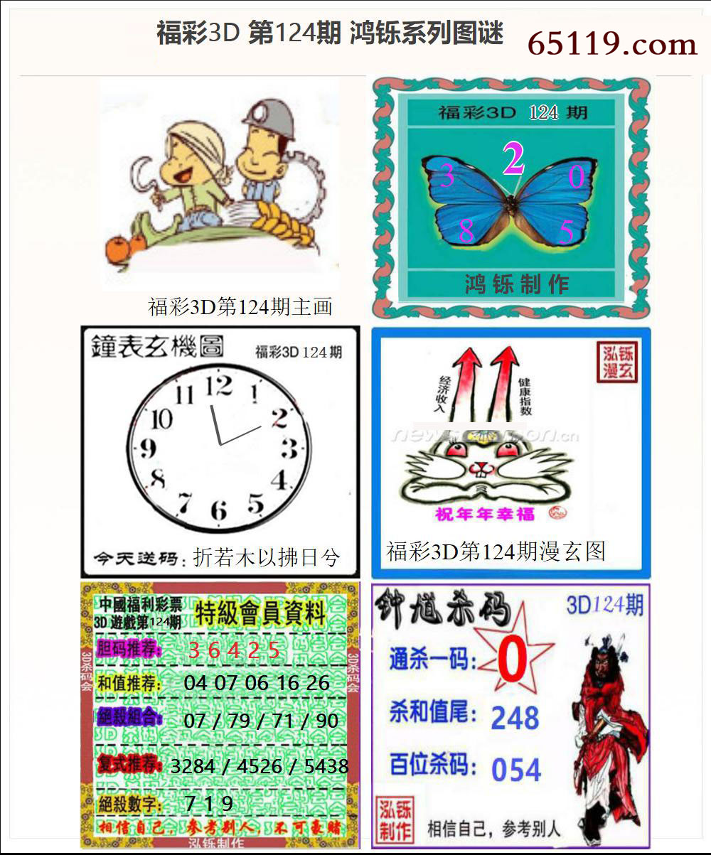 3D鸿铄系列图谜