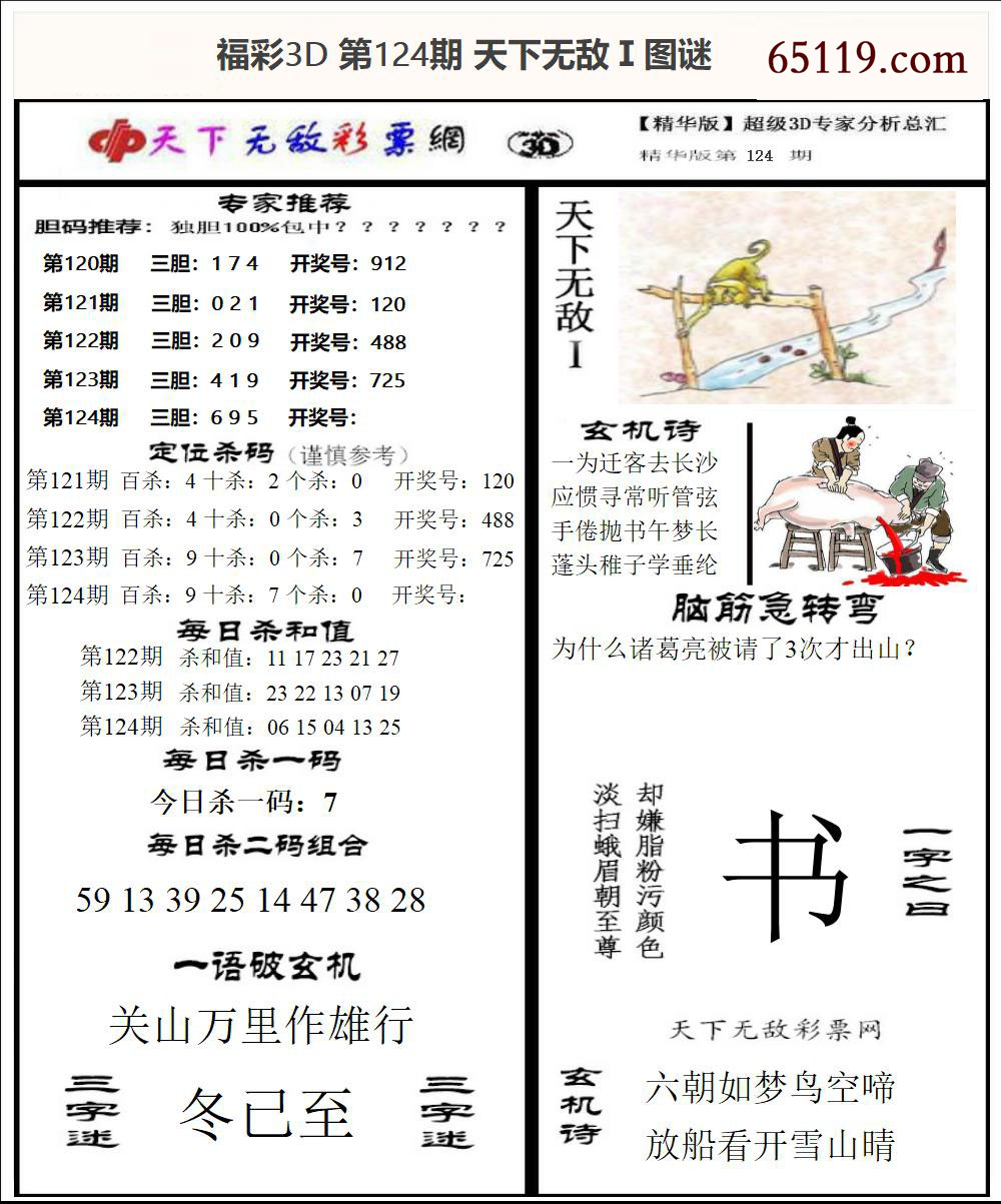 福彩3D天下无敌Ⅰ