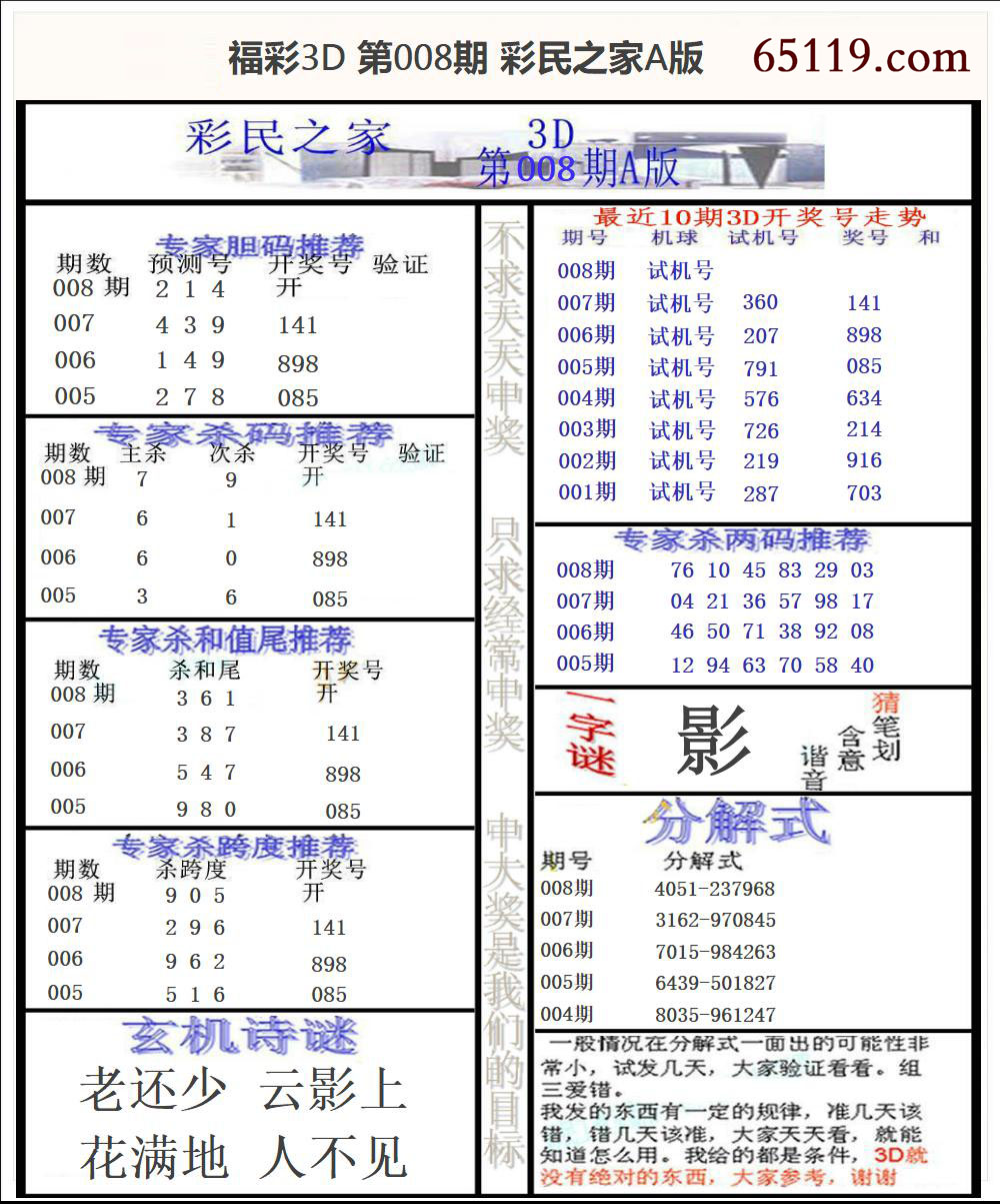 福彩3D彩民之家A版