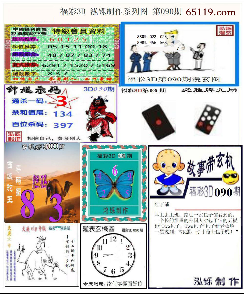福彩3D泓铄系列图