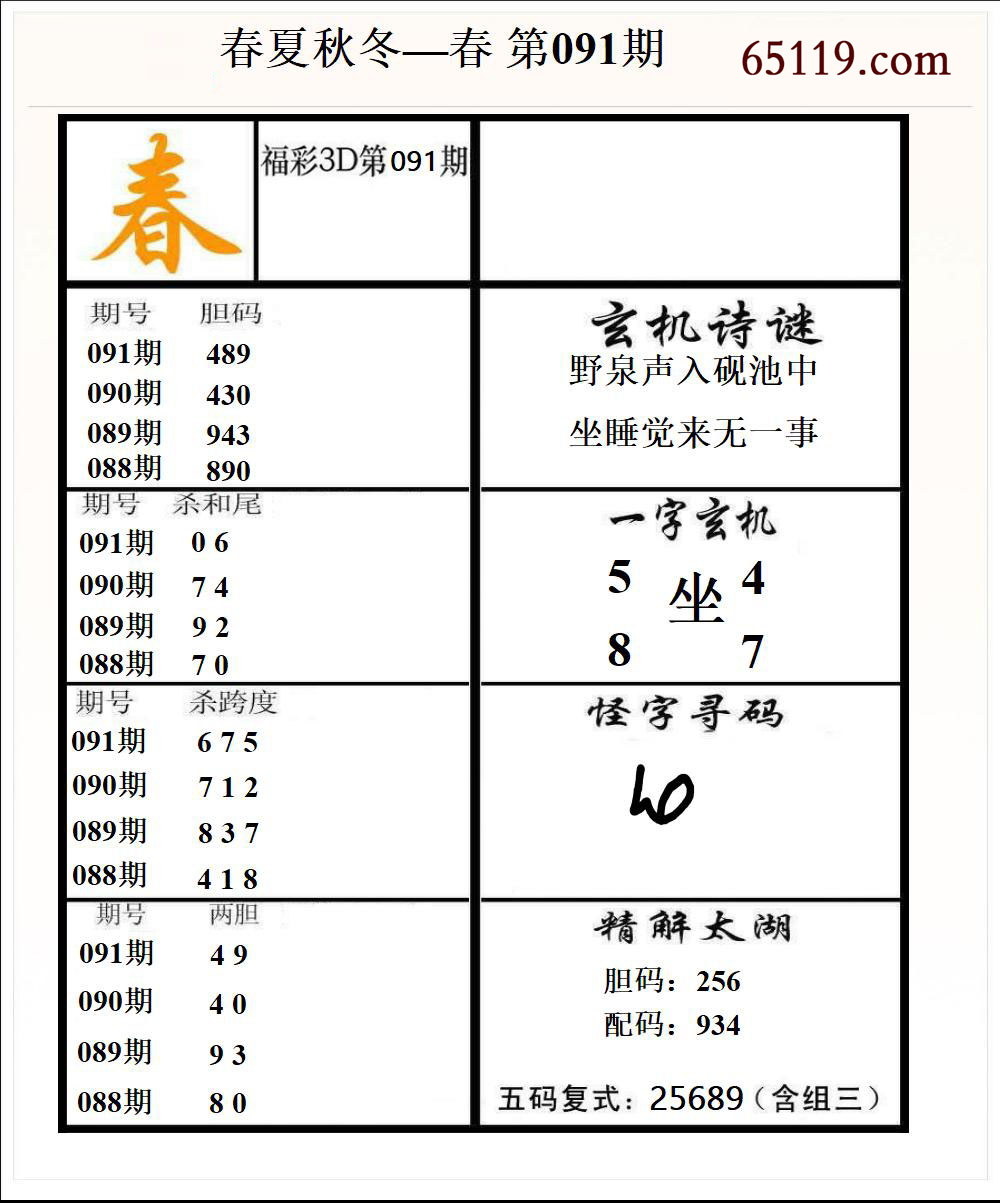 春夏秋冬—春